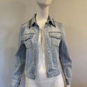 Twelve by Ontwelfth Rhinestone Denim Jacket